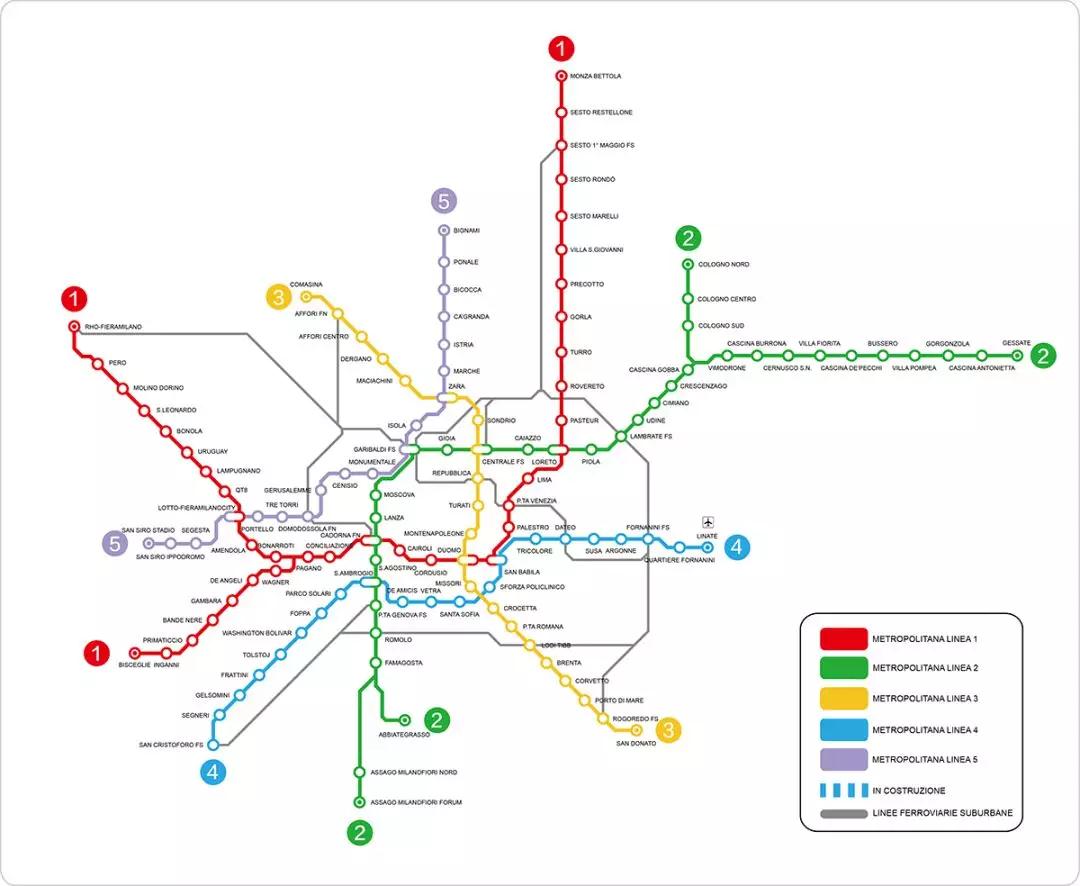 米兰地铁4号线图片
