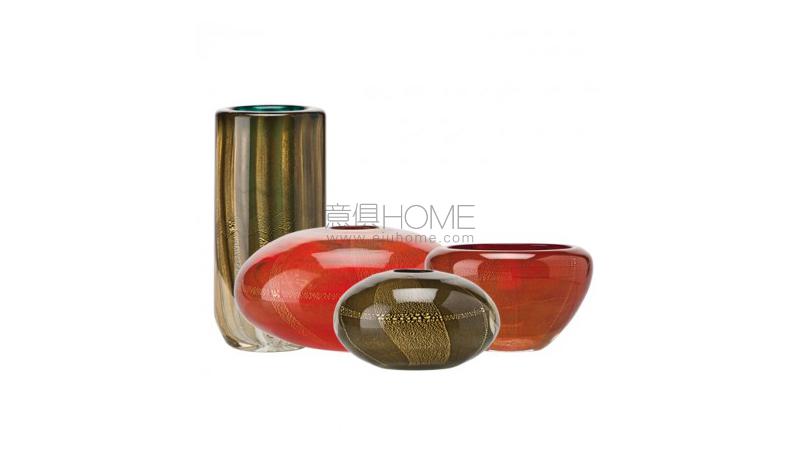 VENINISommersi Foglia Oro 花瓶