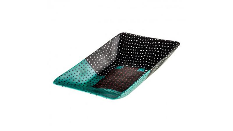 VENINIMurrine OpachePiatto Rettangolare 盘子