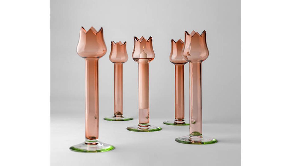 RED TULIP CANDLEHOLDER烛台