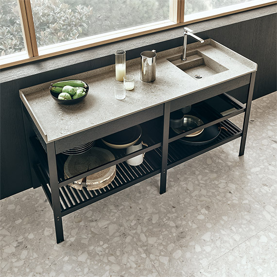 ernestomedaK-SYSTEM 前开式地柜