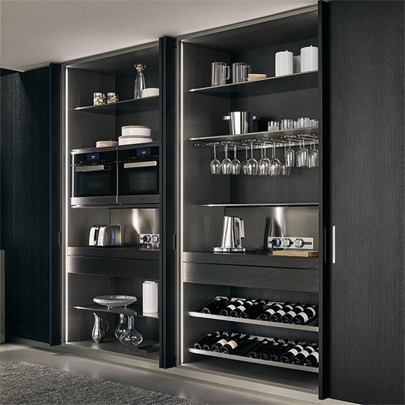 ernestomedaK-LAB室内餐具柜