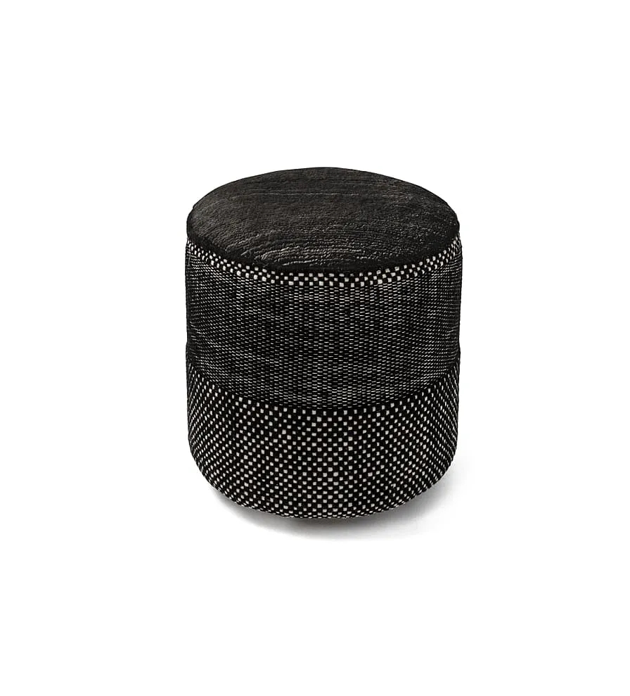 NanimarquinaTres Persian pouf Black短凳
