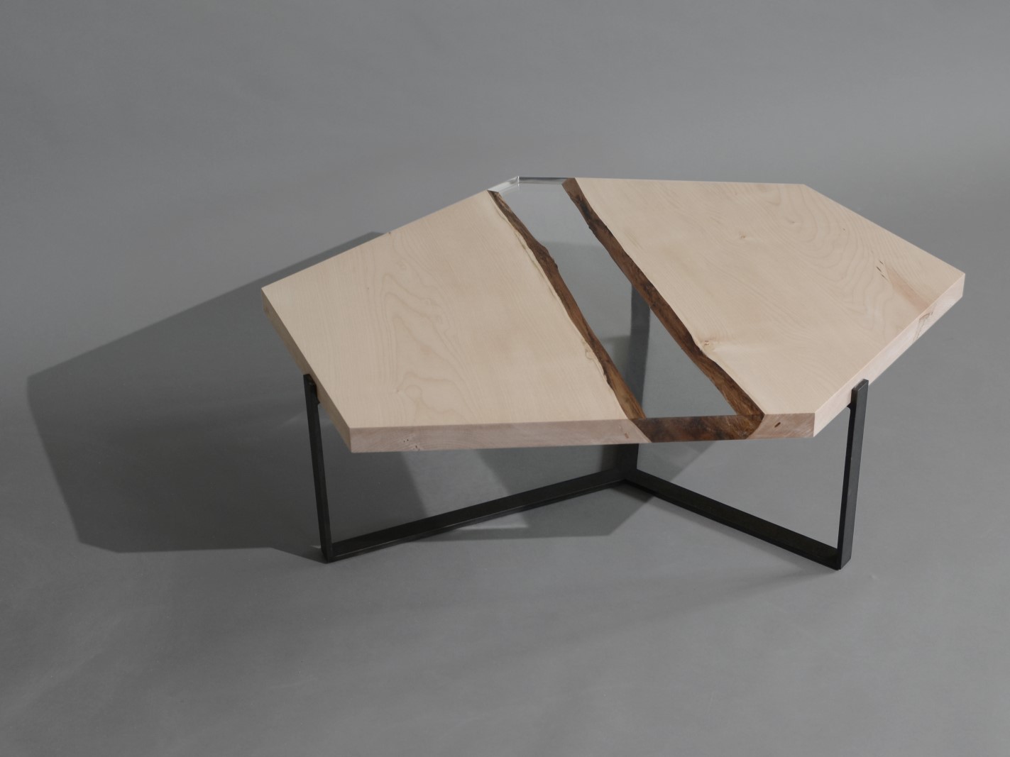 alcarolCRYSTAL WOOD TRIO LOW TABLES边几