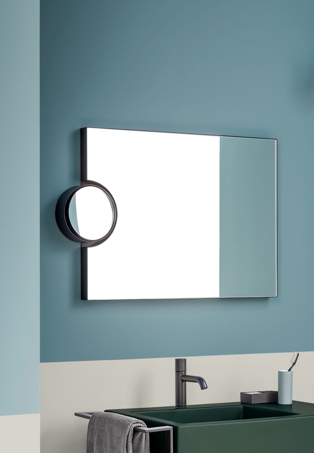 Polifemo mirror 带开关的LED灯镜子