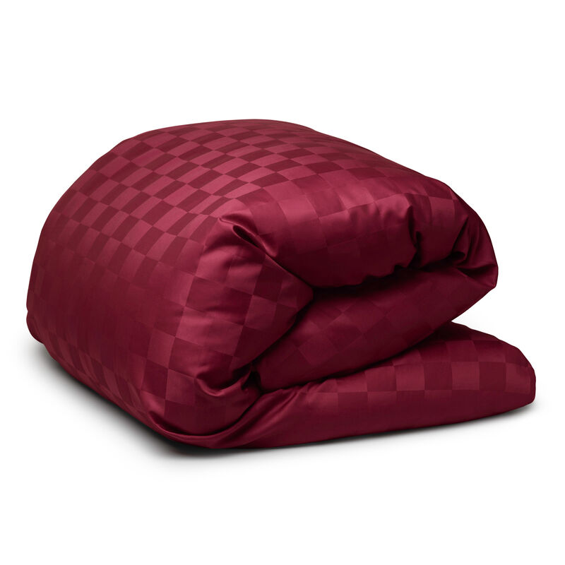 HASTENS格纹缎面羽绒被罩