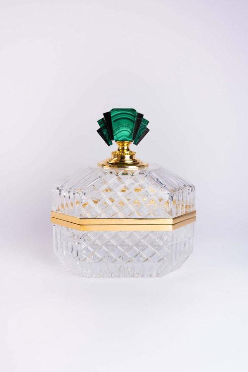 Tosco TicciatiThe Deco 珠宝首饰盒 孔雀石