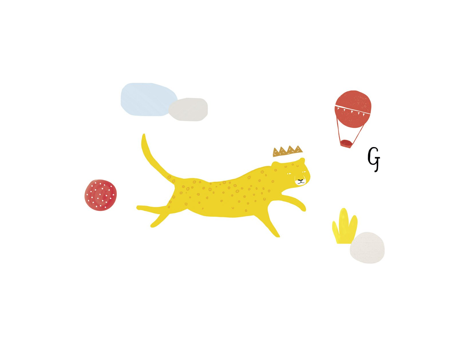 NIDISTICKER LEOPARD墙饰