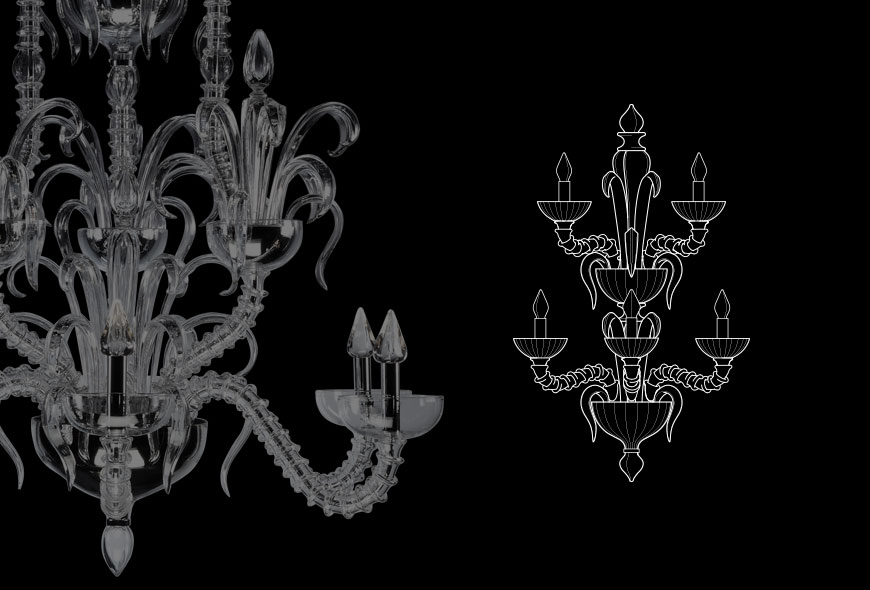 Archimede SegusoPIER - 5 lights 吊灯