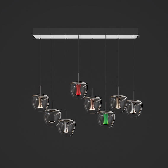 QUASARApple Mood small suspension吊灯