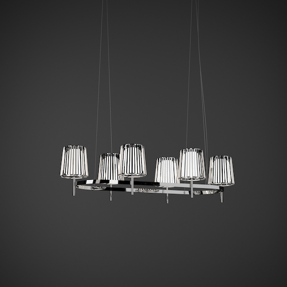 QUASARJulia Oval chandelier吊灯