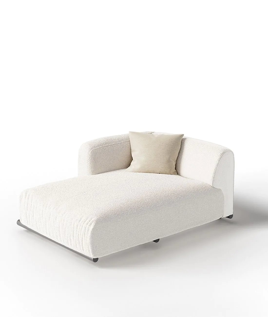 UnopiuModulo lounge destro Davos组合沙发右模块