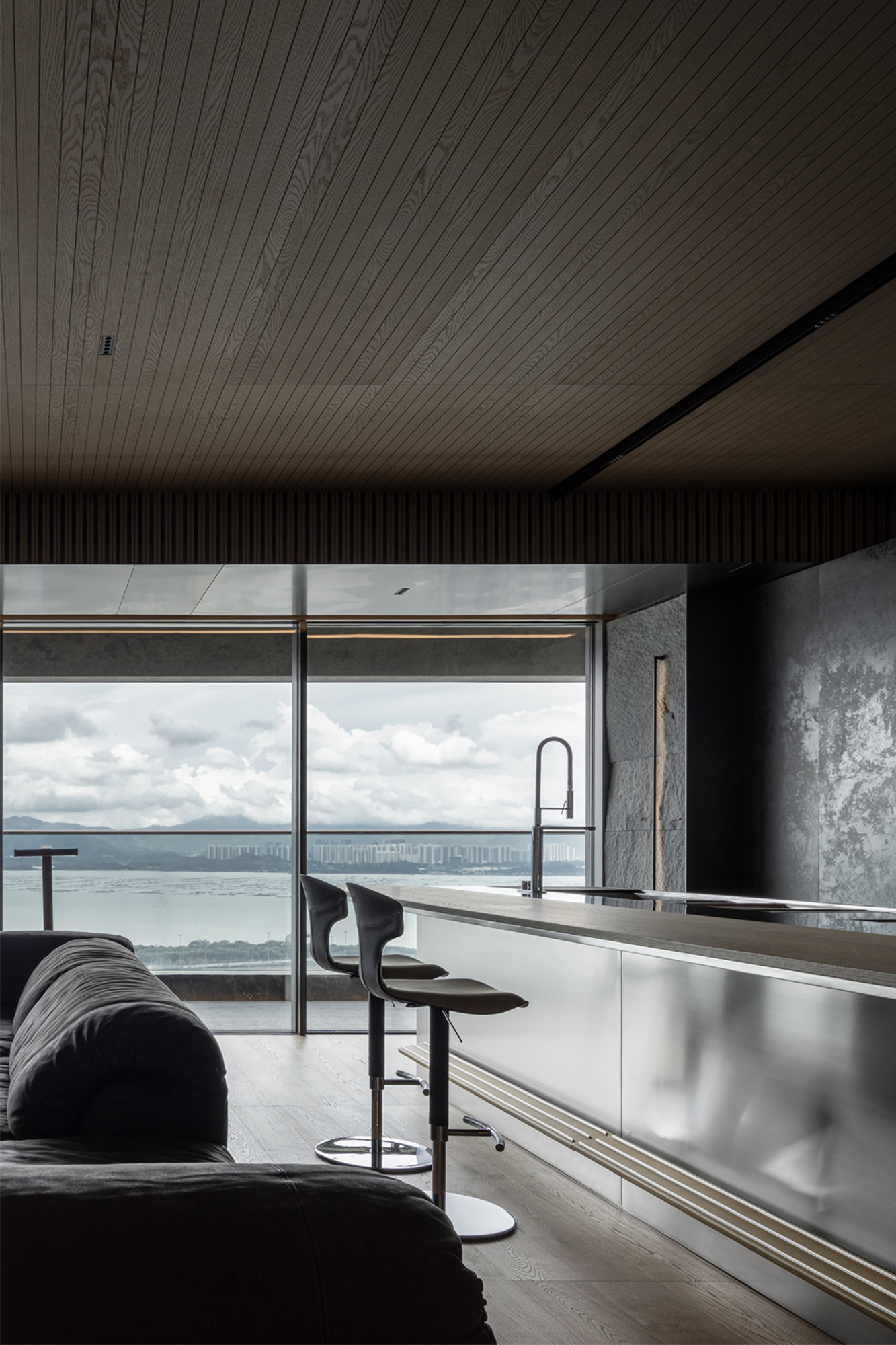 【深圳海景大平层配送实拍】奢华豪宅的Arclinea橱柜美学